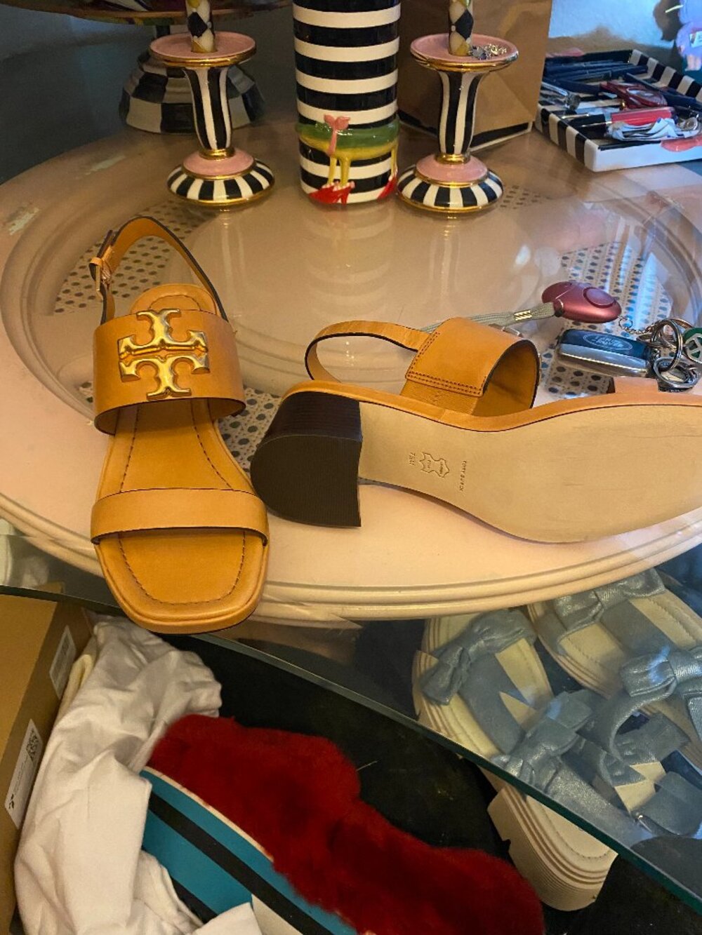 Tory Burch eleanor heel sandal new never worn